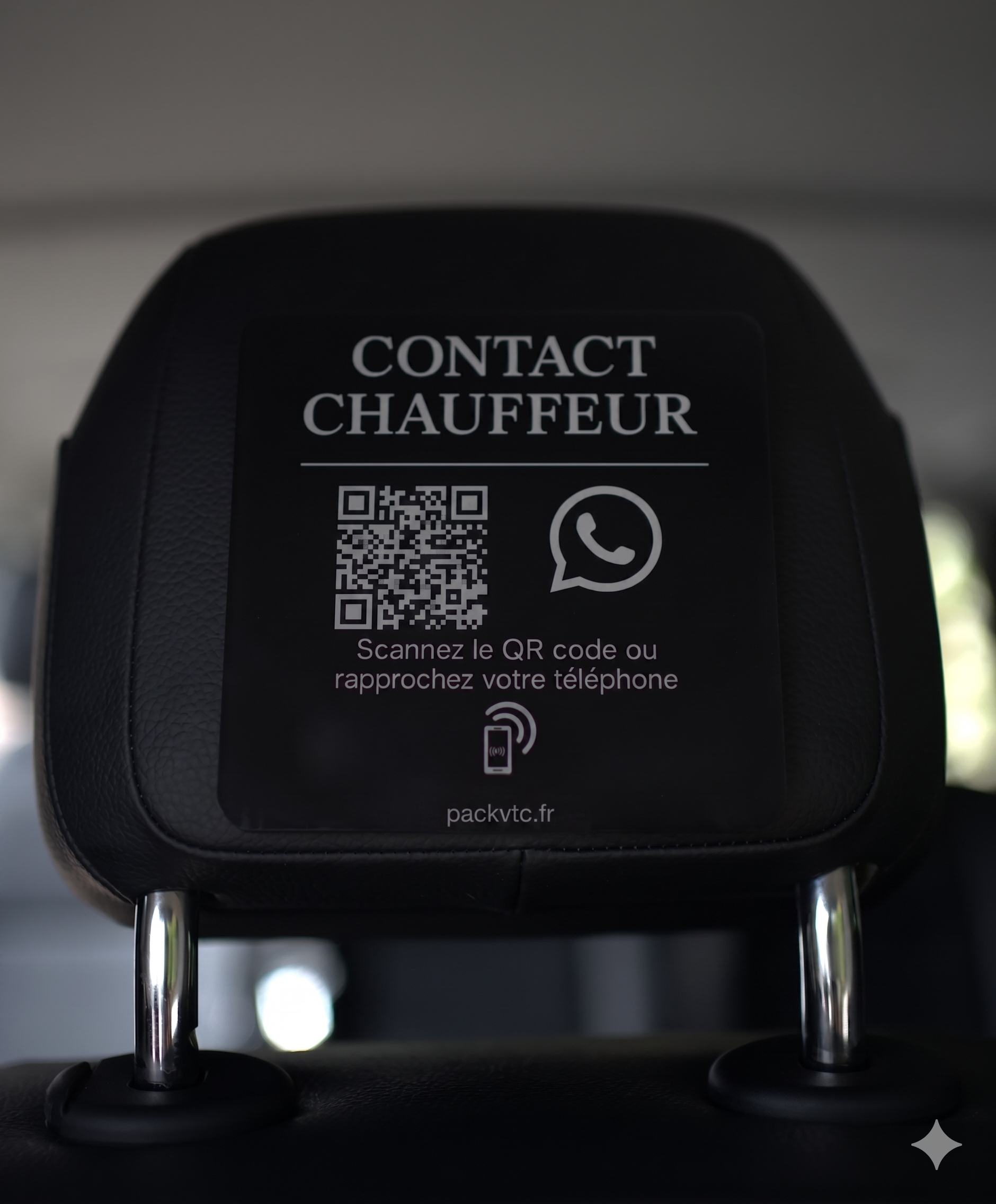 Scan de QR Code sur carte de visite